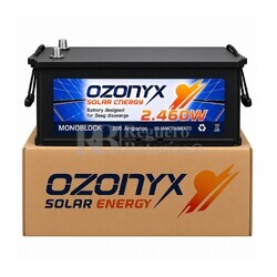 Bater�a Solar 205 Amperios 12 Voltios | Sin Mantenimiento Ozonyx OZX205.AS